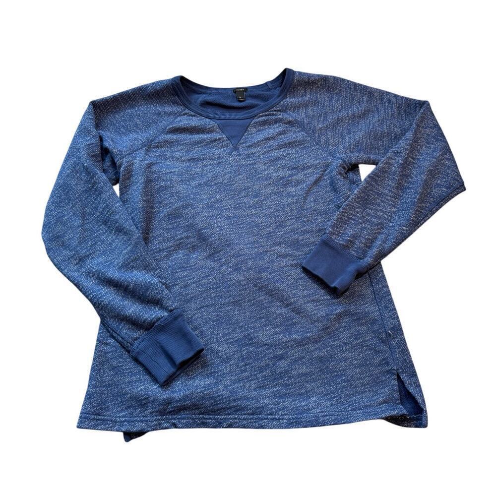 J. Crew Pull over Sweatshirt, crew neck, size Womens Medium, Soft Terry interior